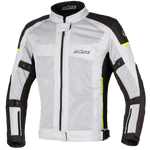 Buse dam textiel mc-jacket santerno grijs