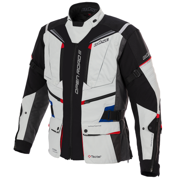 Büse textiel MC Jacket Open Road III Gray