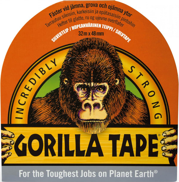 Gorilla -tape zilver 32mx48mm