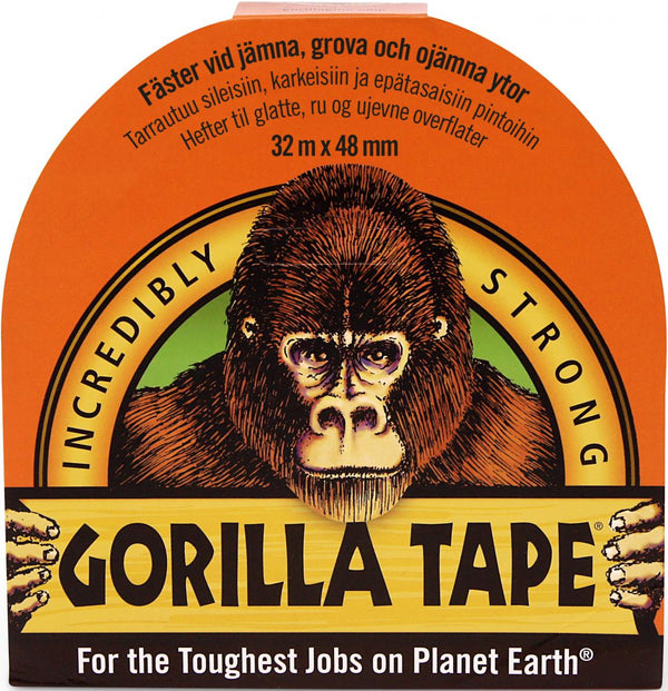 Gorilla -tape zwart 32mx48mm