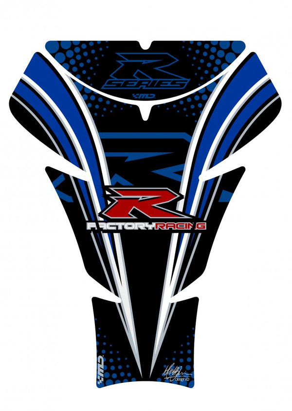 Tankbescherming 05-08 GSXR1000/06-15 GSXR600 750 Zwart/blauw