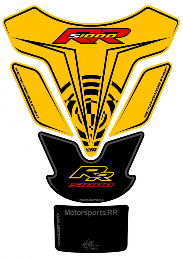 Tankbescherming 2009-11 S1000rr geel