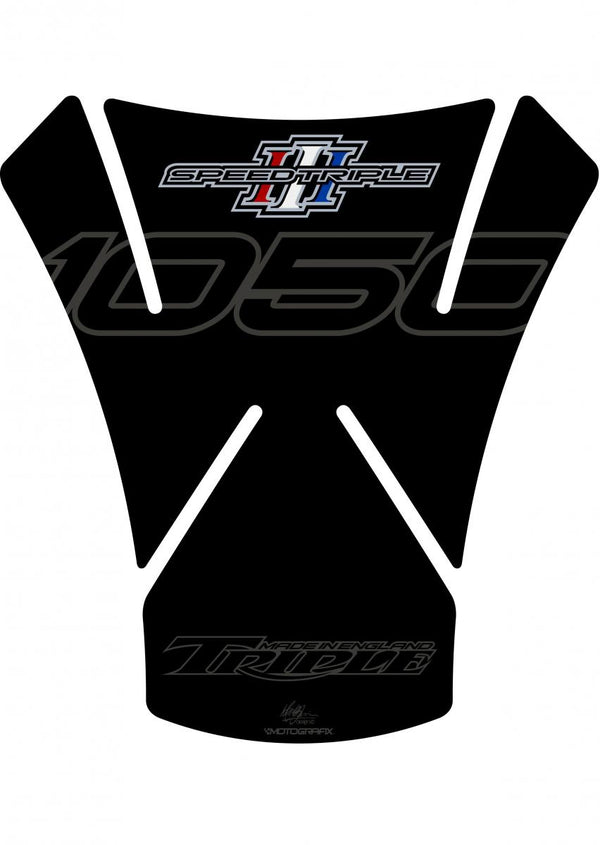 Tankbescherming 05-16 Speed ​​Triple 1050 zwart