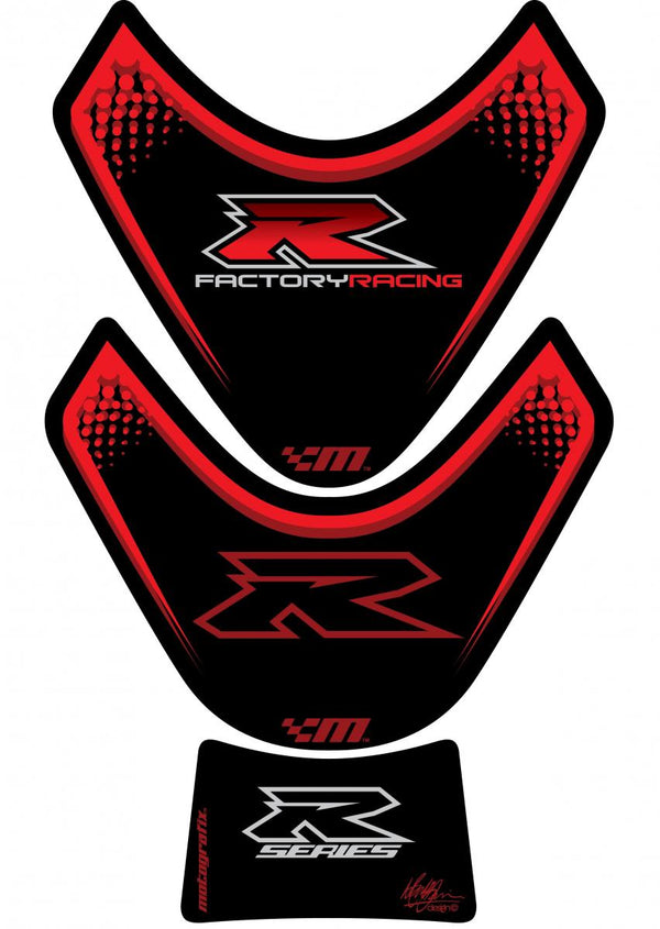 Tankbescherming 09-15 GSXR1000BLACK/ROOD