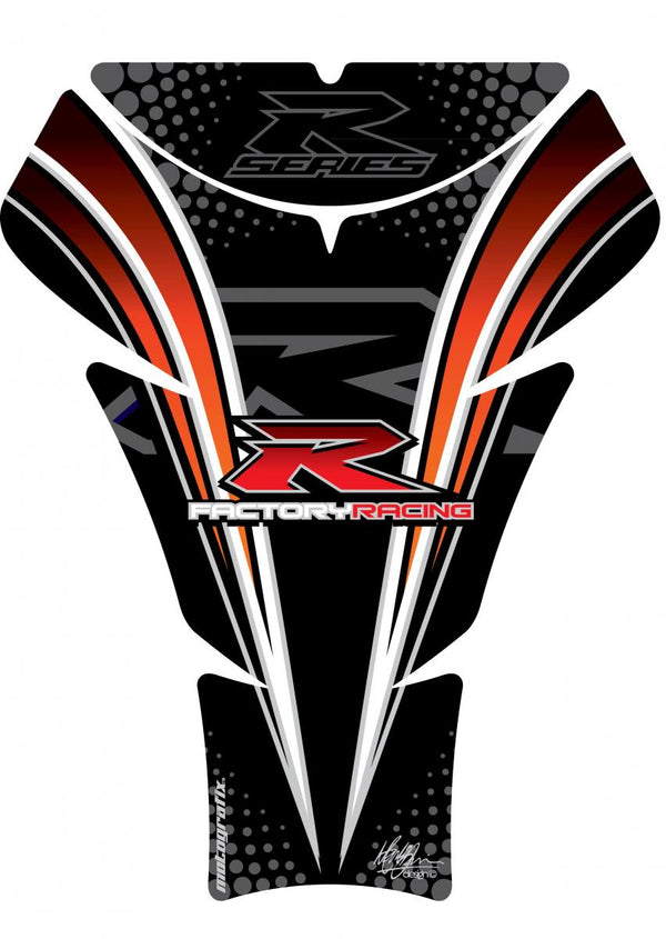 Tankbescherming 05-08 GSXR1000/06-15 GSXR600 750 Zwart/Orang