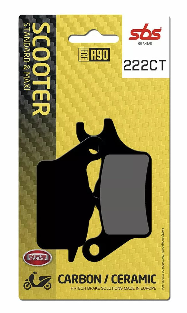 SBS remblokjes auto/cer scoot 222ct