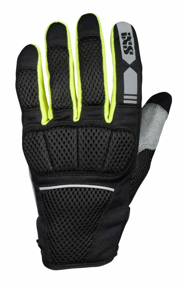 IXS MC Gloves Samur Air Black /Flu