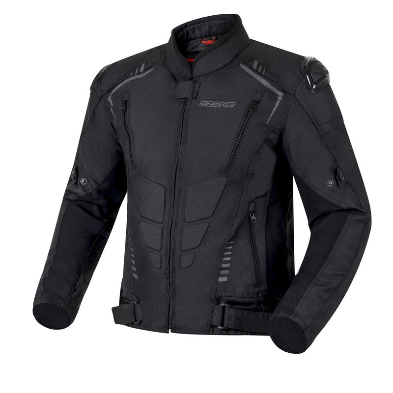 Ozone textiel mc-jacket puls zwart