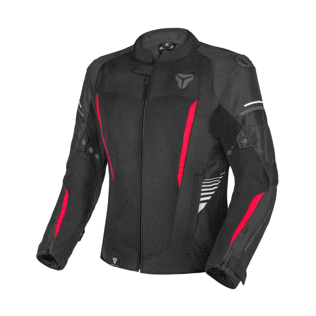 Seca Textile MC jacket Aero Pro Black /Red