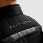 Rebelhorn Textile MC jacket Cubby V Black