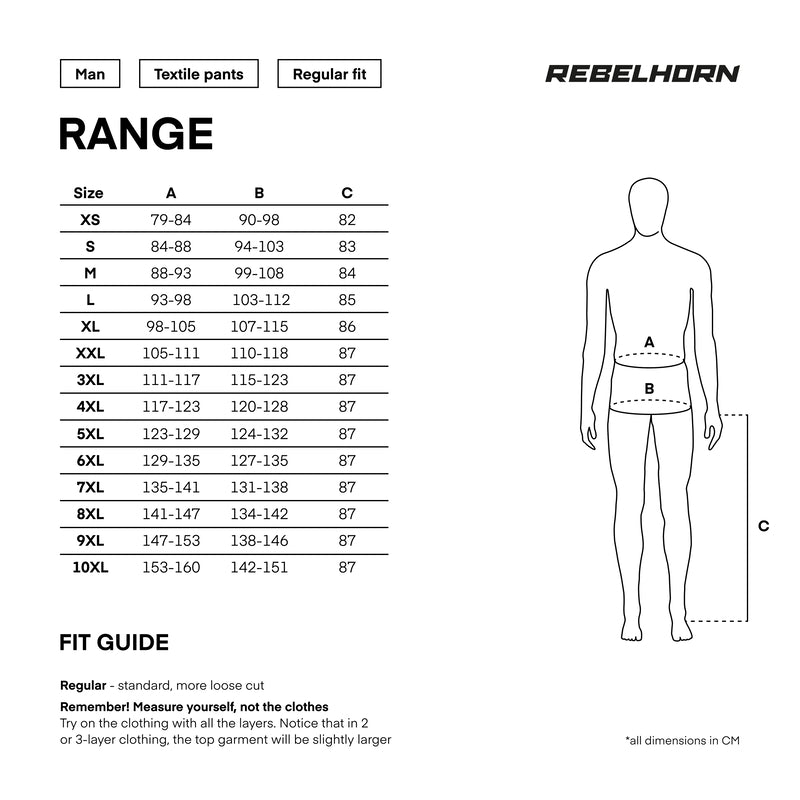 Rebelhorn Textile Mc-pants Range Gray