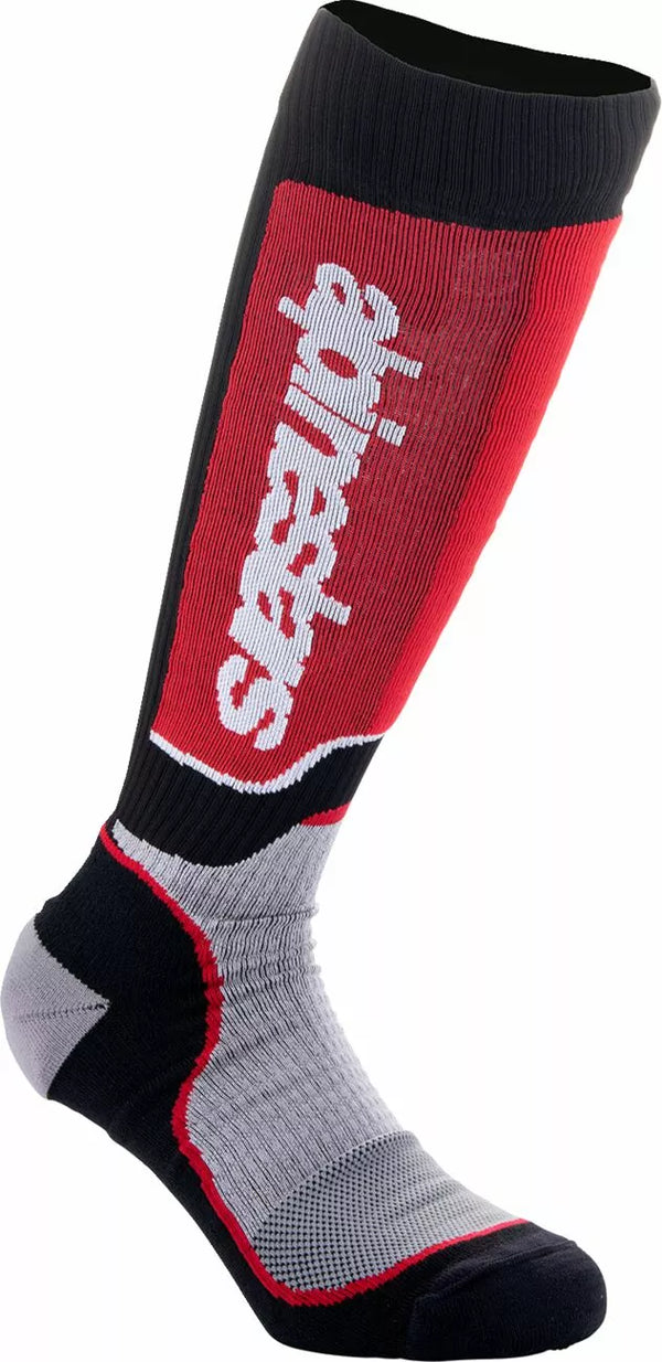 Alpinestars (MX) Sock Surface MX+ BLK/ROOD/GY 4742324-1215 ML