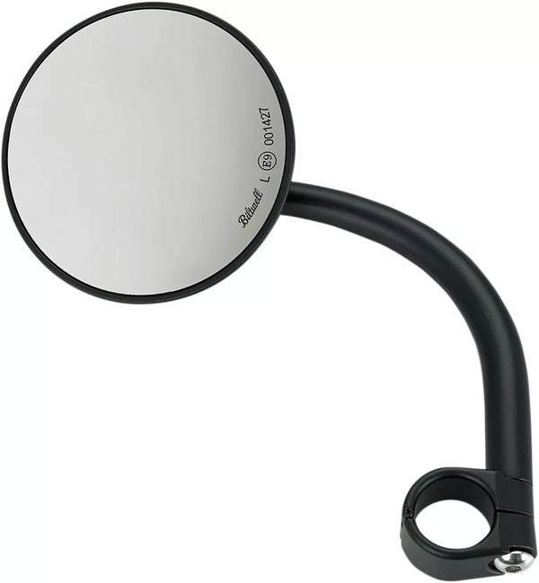 BILTWELL MIRROR LG RND W/MNT 1 BK 6503-501-131