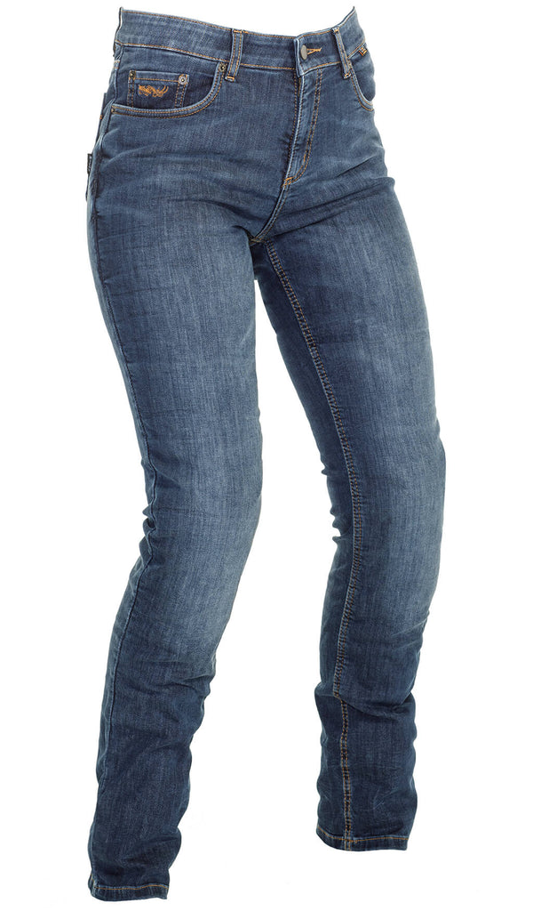 Richa Lady Kevlar Mc-Jeans Nora waste blauw