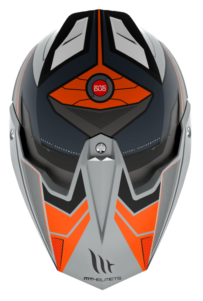 Mt Helmets Enduro MC Helmet Synchrony Patrol Matt Orange