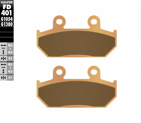 Galfer Brake Pad Sintered Scooter FD401G1380