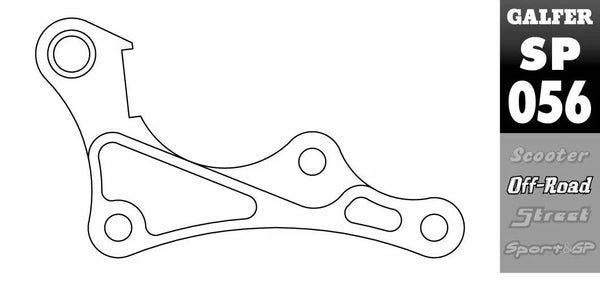 Galfer remklauw adapter SP056