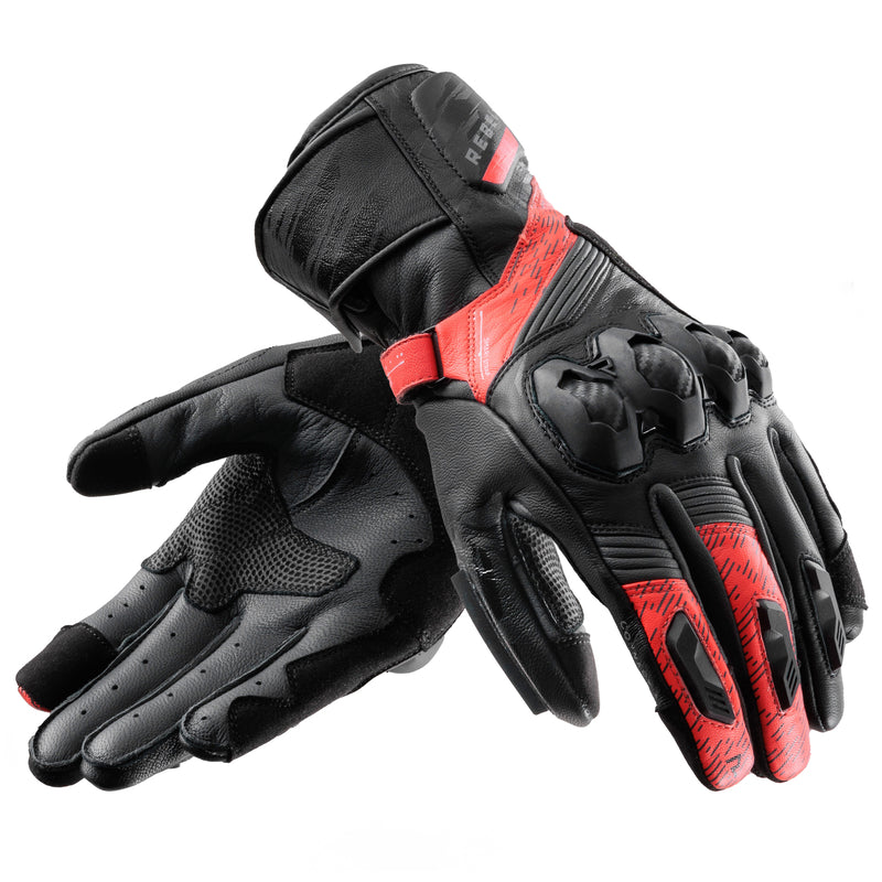 Rebelhorn MC -handschoenen Viper Black /Red