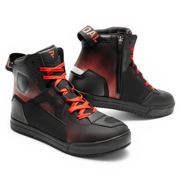 Rebelhorn unisex MC Shoes Vandal II zwart /rood