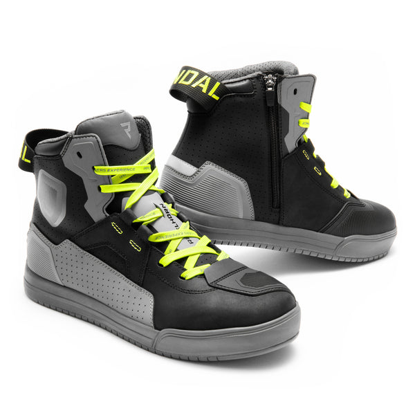 Rebelhorn unisex mc schoenen vandaal II grijs /griep