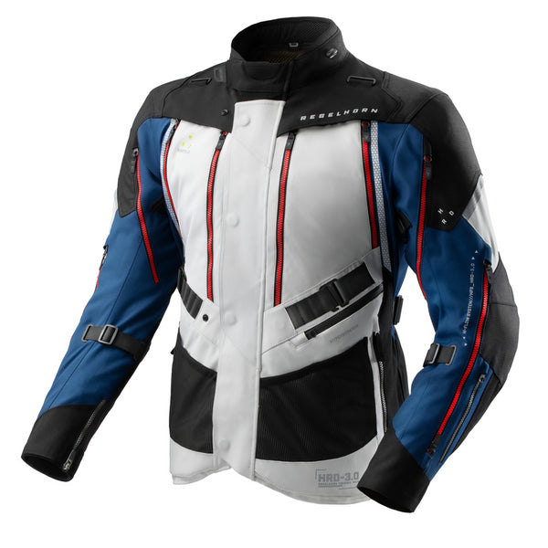 Rebelhorn Textile MC Jacket Hardy 3.0 Blue /Gray /Red