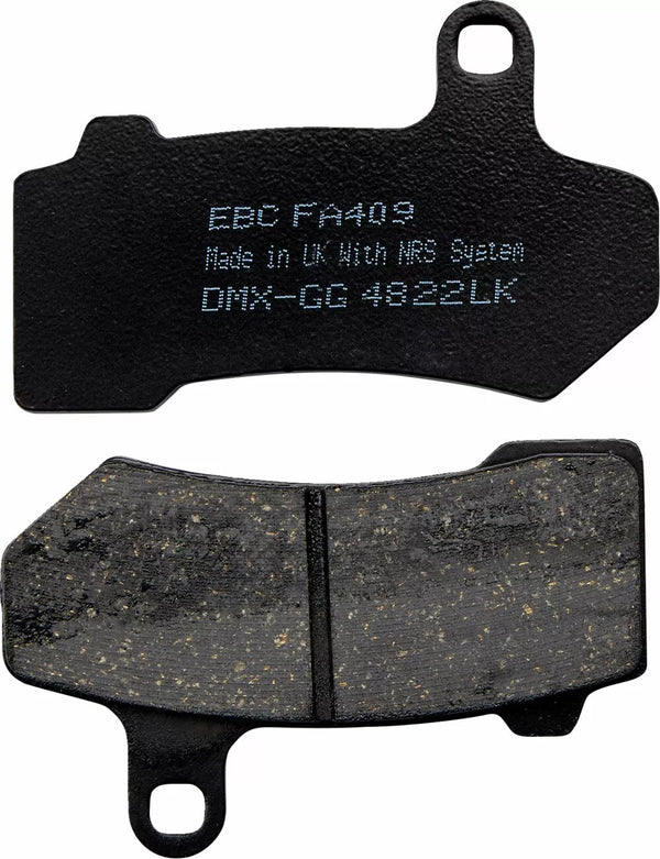 EBC Brake Pad FA ziet er organische FA409 uit