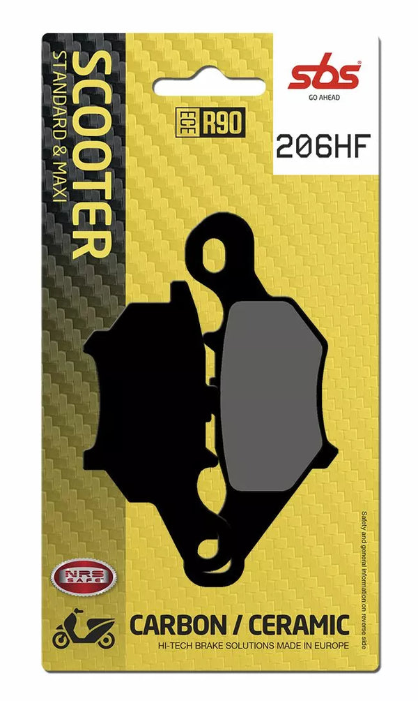 SBS -remblokjes auto/cer scoot 206HF