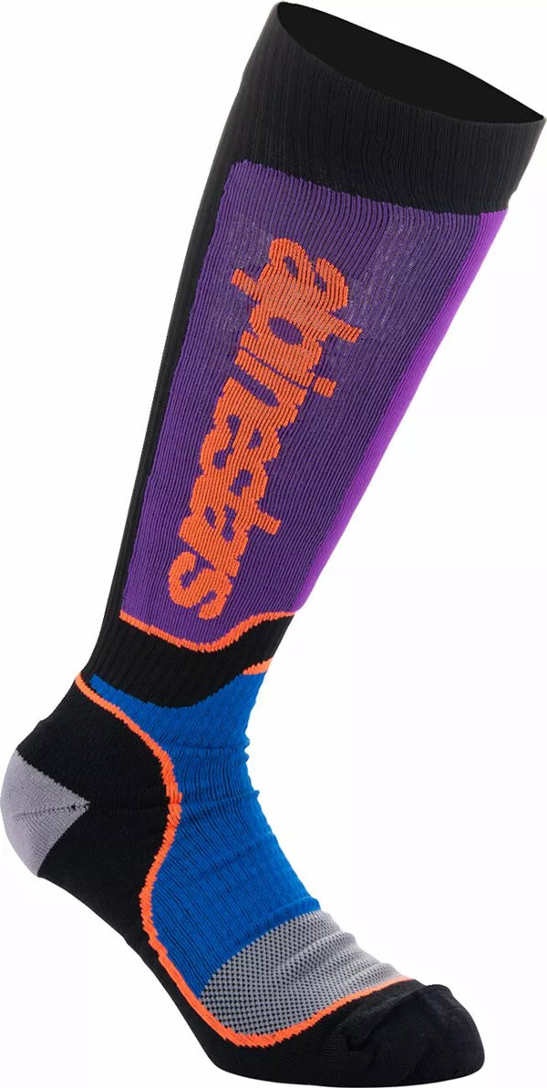 Alpinestars (MX) Sock Surface MX+ BLK/PUR/BL 4742324-1246 ML