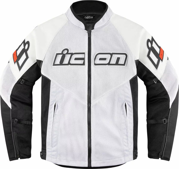 ICON JKT MESH OF LTHR CE WT LG 2810-3904