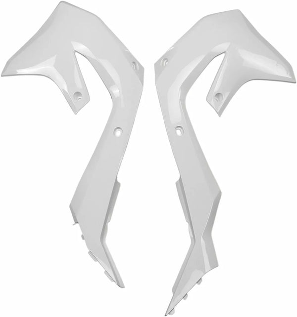 UFO Rad Covers KX450F 19-23 WIT KA04751#047