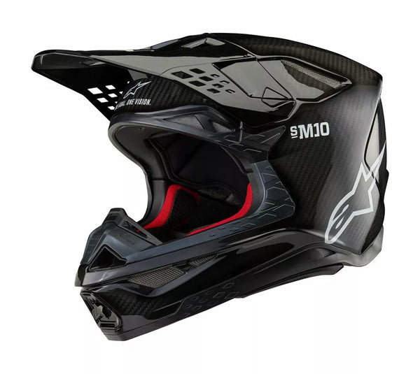 Alpinestars (MX) Helmet SM10 Solid Carb 2x 8300123-1188-2x