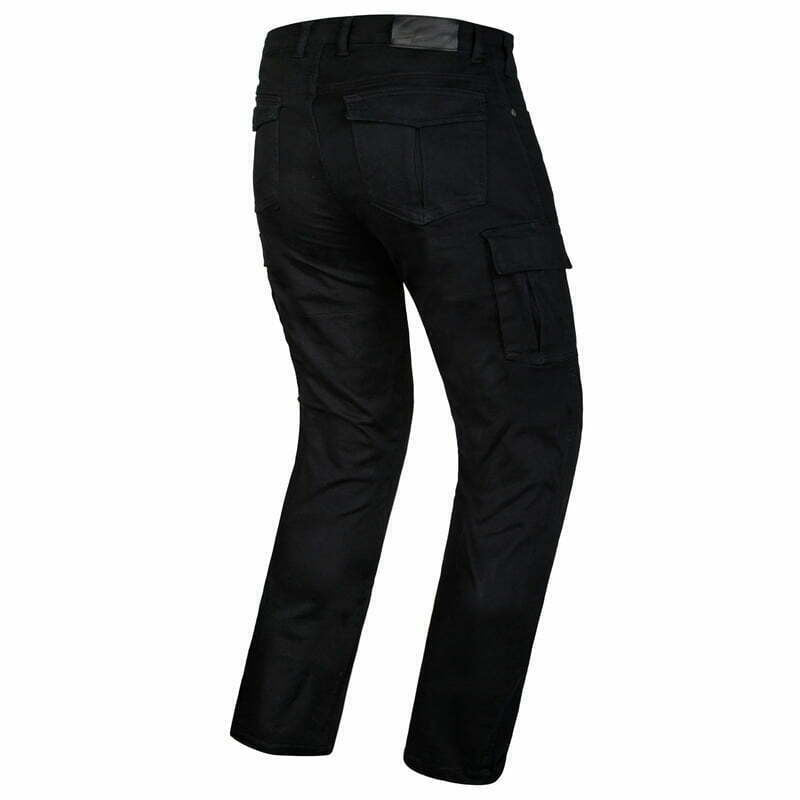 Ozone kevlar mc-pants schaduw ii zwart