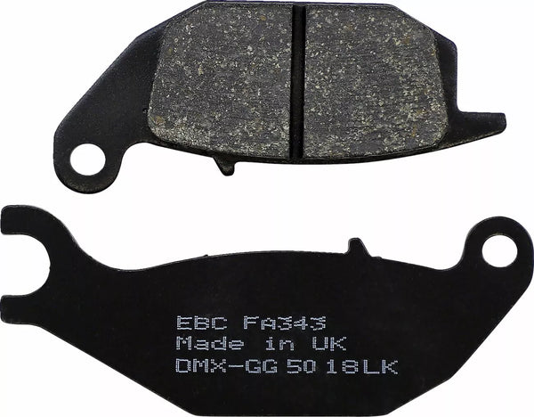 EBC Brake Pad FA ziet er organische FA343 uit