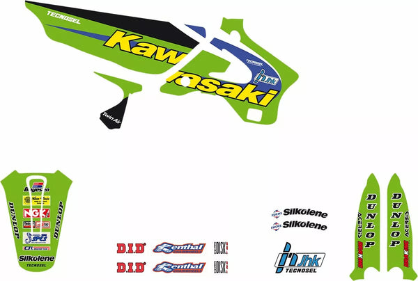 Tecnosel Graphic Kit Team Kawa 98 24V02