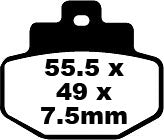 EBC -remblok SFA Org Scooter SFA321