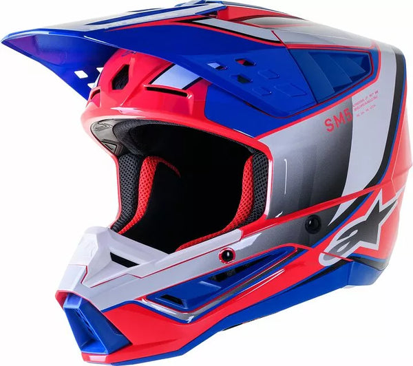 Alpinestars (MX) Helmet SM5 Sail PK/BL S 8306723-2387-S