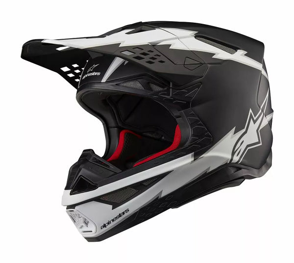Alpinestars (MX) HELME SM10 AMP BLK/WT M 8300623-1121-M