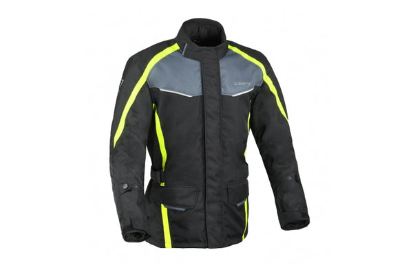 Difi children textile mc jacket cage kid black /flu