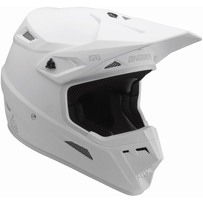 Answer Barn Cross MC Helmet AR1 Solid White