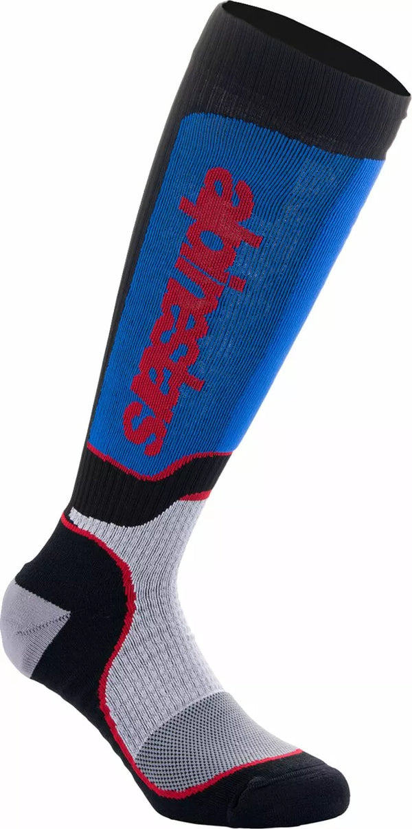 Alpinestars (MX) Sock MX Plus BLK/WHHT/BL M 4702324-1226-M