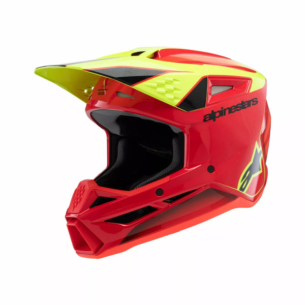 Alpinestars (MX) Helmet surface SM3 FRY RD/YL/BK Y 8301725-3051 -S