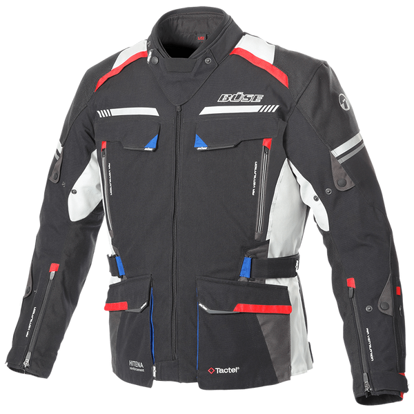 Büse Textile MC Jacket Highland II Black /Red