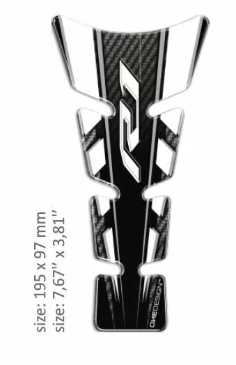 Oneedesign Tank Pad Slim Yahama R1 15- .. CGSLIBR1P