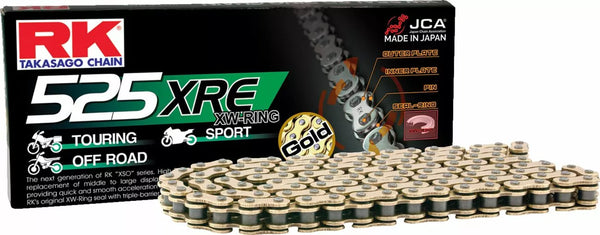 RK Chain RK525XRE GB 124R GB525XRE-124-CLF