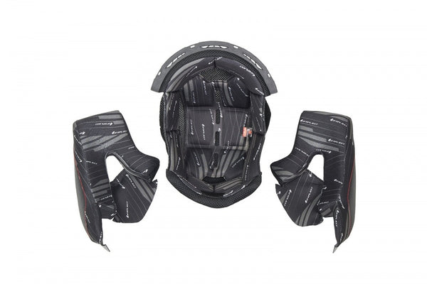 UFO Ram helm binnenkussen en cheekpads zwart maat xl hr148#xl