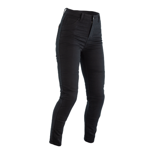RST Jegging Ce CE Versterkte dames textiel Jean - Black Twill -maat L Kort been 102624blk -14