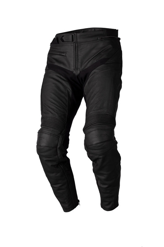 RST Tour 1 CE lederen broek - Zwart/zwart maat XL Kort been 103024blk -36