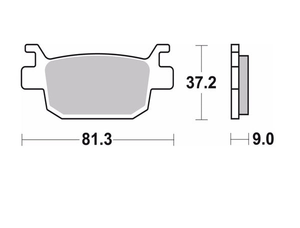 Brembo Street Sintered Metal Brake Pads - 07GR93SP 07GR93SP