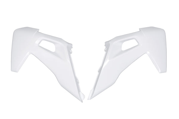 UFO Radiator Covers White Husqvarna FE/TE HU03390#040