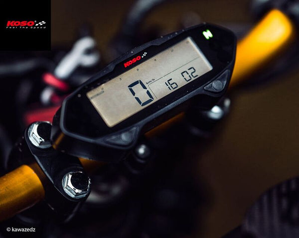 Koso DB-01RN Multifunction Meter LCD Black BA041000